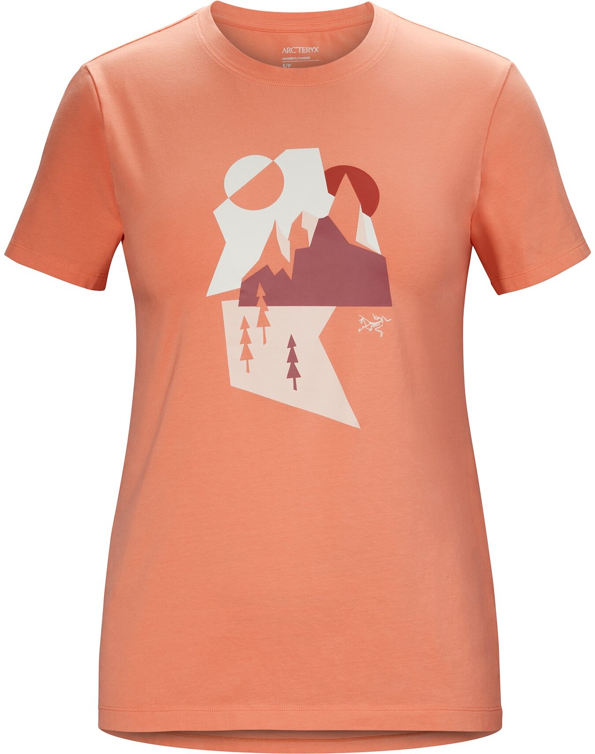 T-shirt Arc'teryx Paper Peaks Donna Rosa - IT-9136591